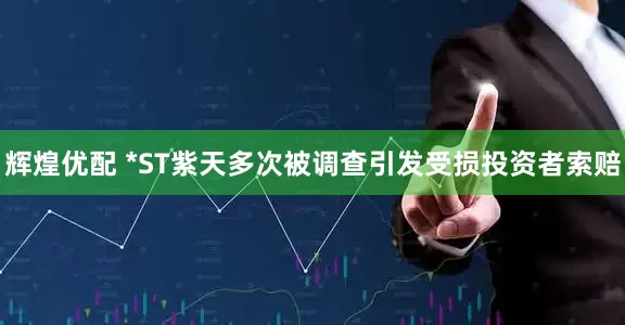 辉煌优配 *ST紫天多次被调查引发受损投资者索赔