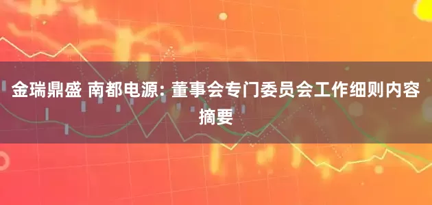 金瑞鼎盛 南都电源: 董事会专门委员会工作细则内容摘要